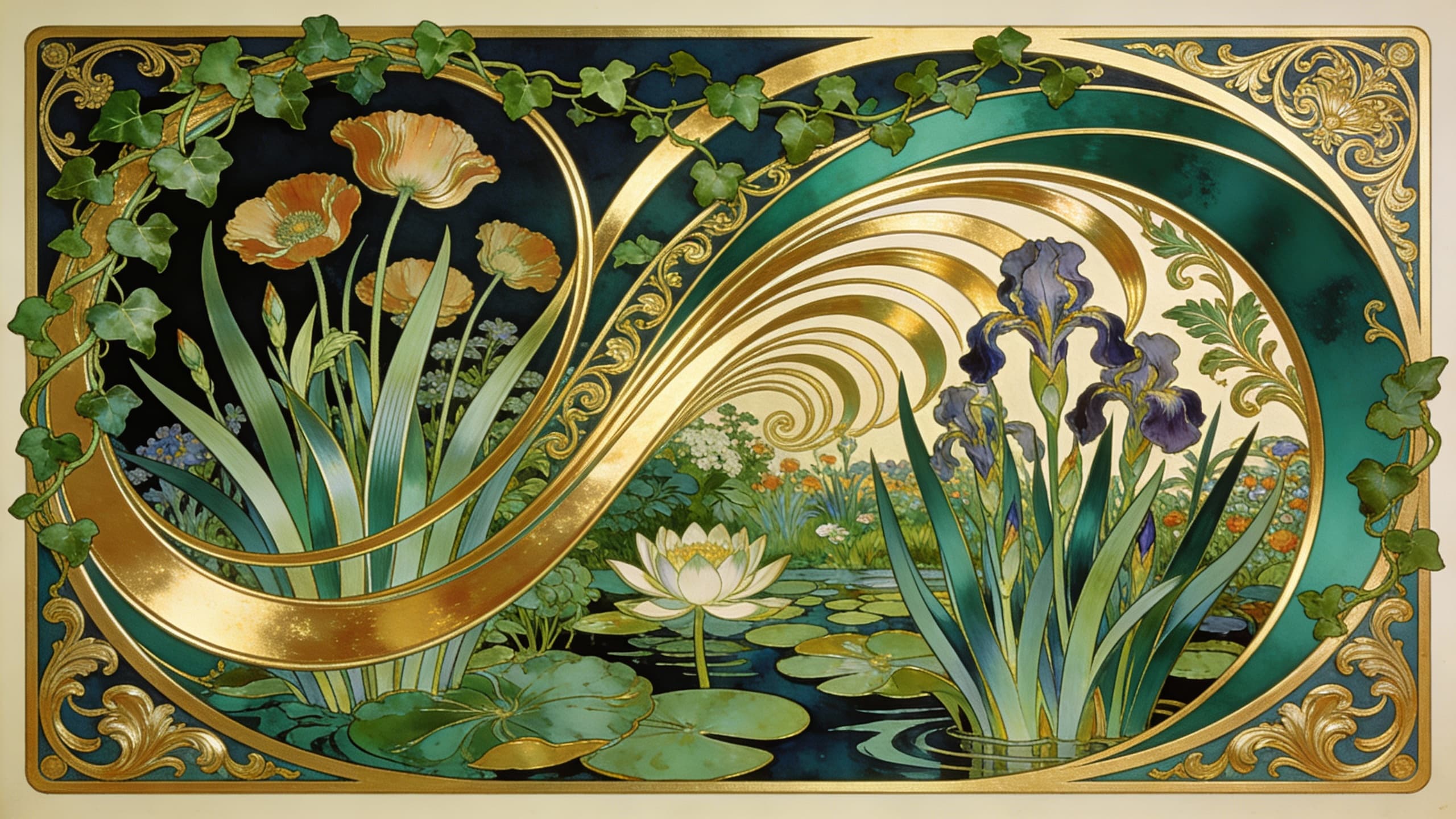 Create Art Nouveau Comics with Organic Flowing Lines and Nature Motifs | AI Comic Generator