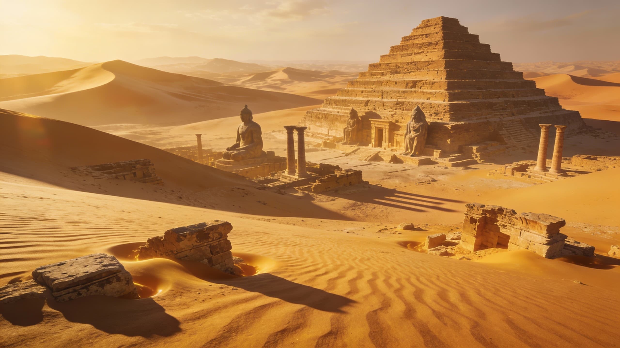 Create Osirion Desert Ancient Mystery Adventures | SOJEN AI World Builder